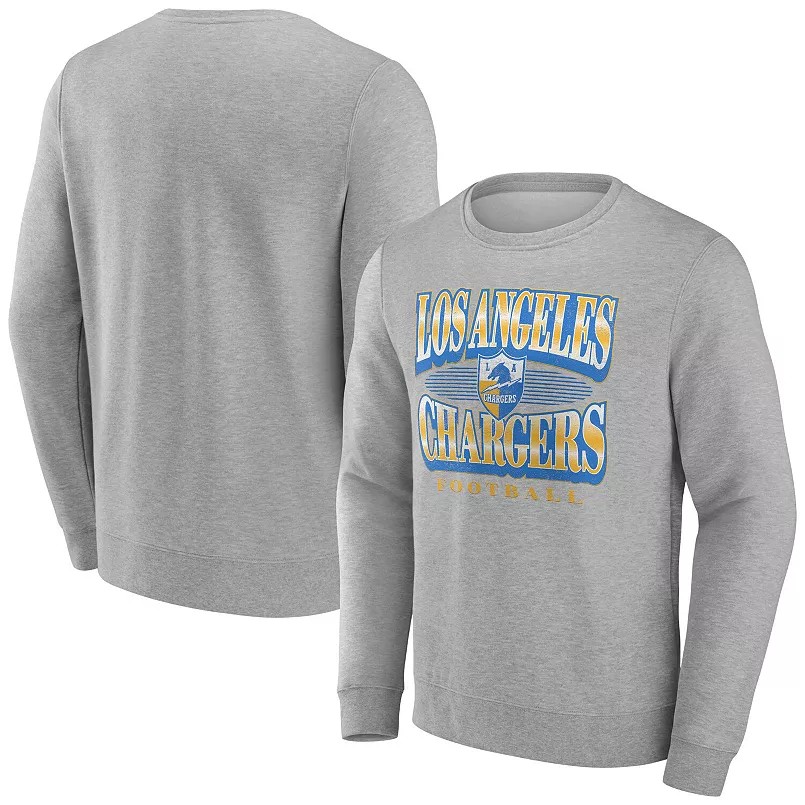 Men Los Angeles Chargers grey NFL 2024 hoodie